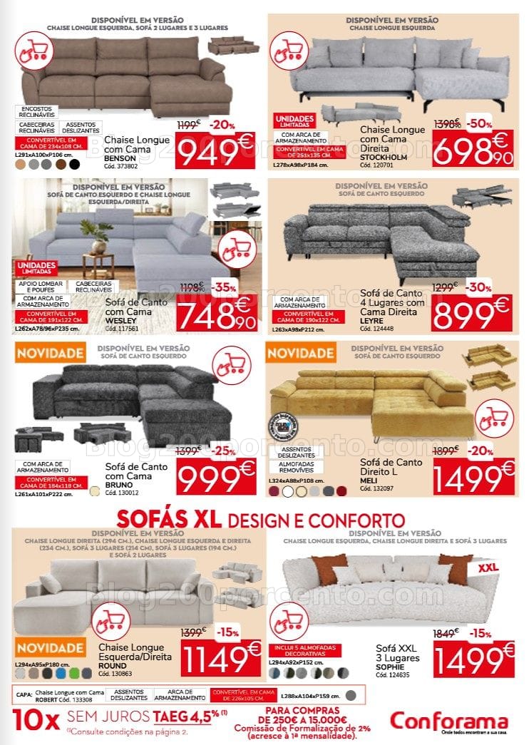 Antevisão Folheto CONFORAMA Promoções até 24 junho